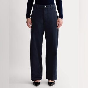 Everlane The Utility Wide-Leg Pant in Navy